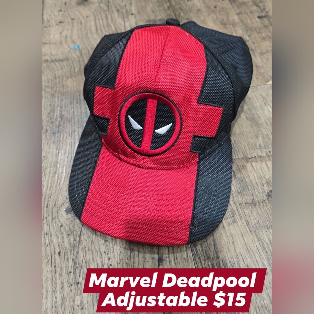 Marvel Deadpool mens baseball hat sz osfm